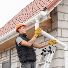 roof rain gutter repair